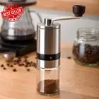Manual Coffee Grinder Stainless Steel Hand Burr Mill with Adjustable Settings