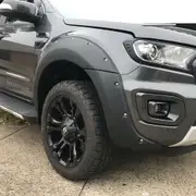 Jungle Fender Flares Matte Black for Ford Ranger PX2 2015 2016 2017 2018 Guard 3M TAPE