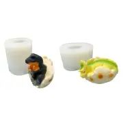 Dinosaur Egg Cake Silicone Moulds DIY Crystal Epoxy Chocolates Baking Molds