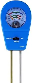 Snblzhef Soil Tester Soil Moisture Meter Soil Ph Tester Test Soil Fertility Suitable for Garden Lawn Care Greenhouse Plants Blue