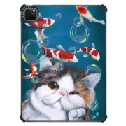 iPad Pro 11-inch (3rd/4th gen) iPad Impact Case Gloomie Cat and Koi by LeonLollipop