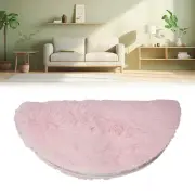 Carpet Rug Plush Round Round Sofa Blanket Solid Pattern Super Soft