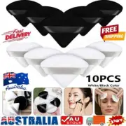10pcs Cosmetic Powder Puff Velvet Triangle Mini Makeup Powder Puff Make Up TooMQ