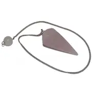 Rose Quartz Faceted Pendulum - Love • Friendship • Partnership