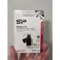 在飛比找蝦皮購物優惠-SP 廣穎 Mobile C31 64G／32G USB T