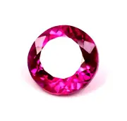 9.7 Ct+ Natural Flawless Burmese Pink Ruby Round Cut Loose Certified Gemstone