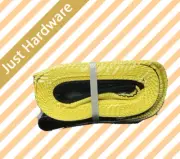 Towing Tow strap 9 ton 3" 77mm x 5M 9T Snatch Strap Winch Extension Strap rope