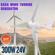24V 300W Wind Turbine Generator 3 Blade Digital Hybrid Wind/Solar Controller