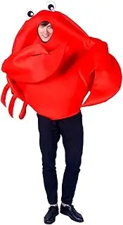 Adult Unisex Crab Costume Funny Animal Party Costume