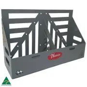 VONNIES 20L DUAL / DOUBLE WATER FUEL JERRY CAN HOLDER MOUNT POWDER COATED GREY