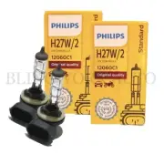 2 x Philips 881 H27W/2 OEM Factory Standard Replacement Fog Light Bulb 27W 12060