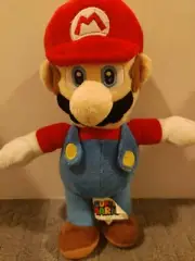 New Super Mario Brothers Plush Doll Stuffed Animal Figure Toy 10" pre-owned