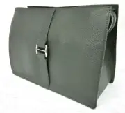Premium Size Toiletry Bag - Bellissima Creation Solingen - Real Leather Green