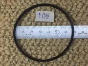 105mm Folded Length - 2mm Square Rubber Belt for CD-Cassette Deck -VCR - Player