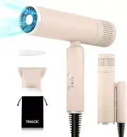 Foldable Hair Dryer, Powerful Ionic Blow Dryer for Fast Drying, Travel Hair Blow