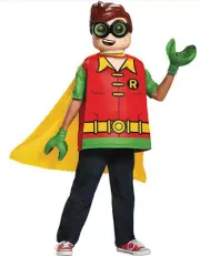 New Lego The Batman Movie Robin Child Costume Large 10-12 yrs