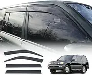 OAD4X4 Weathershields Compatible with Lexus LX470 1998-2007, Injection Weather Shields Window Visors Wind Deflectors Sun Rain Guard 4PCS Set