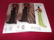 VOGUE AMERICAN DESIGNER #2605 - BADGLEY MISCHKA - LADIES GOWN PATTERN 8-18 FF