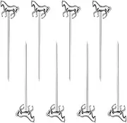 FL-WITHYOU reusable horse Picks cocktail picks fancy toothpicks for appetizers for Brandied Cherries Skewers 8 pieces (Horse)