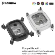 Barrow CPU Water Cooling Block For AMD INTEL LGA1700/115x/AM4/AM3 Kepler Series