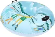 UPKOCH 1PC Heavy Duty Inflatable Snow Tube for Outdoor Sports Durable PVC Sled with Handles for Winter Fun and Family Adventures Snowy Conditions