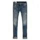 美國百分百【Abercrombie & Fitch】牛仔褲 AF 窄管 長褲 淺藍 刷白 刷色 男 30腰 C618