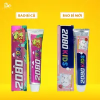在飛比找蝦皮購物優惠-韓國牙膏2080兒童牙膏預防蛀草莓精華80g