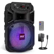 PYLE 8’’ Bluetooth Portable PA Speaker - Portable Karaoke Party Audio Speaker