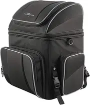 Nelson Rigg Route 1 Destination Backrest/Sissy Bar Rack Bag; Fits Harley Davidson, Indian, Yamaha & Suzuki Motorcycles