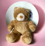Vintage 90s Build a Bear Golden Brown Tan 12” Inch Bear BAB Clean With Tags BABW
