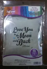Janlynn 14” x 14” Pre-Made Stamped Pillow Kit - Love You to the Moon and Back