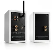 Audioengine HD3 Premium Wireless Speakers with DS1 Speaker Stands (White)
