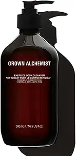 Grown Alchemist Energize Body Cleanser with Chamomile, Bergamot and Rose, Gentle Body Wash that Hydrates and Cleanses Skin (500 ml)