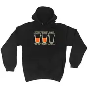Alcohol Optimist Pessimist Realist Beer - Funny Novelty Hoodies Hoodie