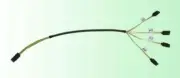 Addonics 0.5M 4xSATA to Mini-SAS(SFF-8087) Cable (Reverse Breakout)