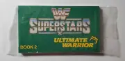 1991 WF SUPERSTARS Book 2 ULTIMATE WARRIOR Ralston Purina - Sealed