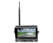Elinz 2CH Digital Wireless 7" DVR Splitscreen Monitor 12V 24V Car Caravan Truck Trailer