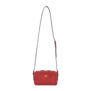 [Valentino Garavani] Valentino Garavani-Red Leather Mini Camera Case-Donna OS OS