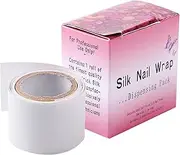 Silk Nail Tape - Durable Nail Reinforcement Sticker, Protective Wrap | Adhesive Nails Repair Tape for UV Gel, Acrylic Nails Extensions, Anti-Damage Strengthener, Art Tool