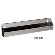 Rev-A-Shelf 25" Slim Drawer Front Tip Out Tray, Stainless Steel RV6541-25SS
