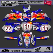 Yamaha YZF250 450 2006-2009 graphics kit stickers decals custom mx 21mil yz450f