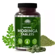 SAPTAMVEDA Organic Moringa 120 Tablets | Herbal Drumstick Leaf Supplement 500mg
