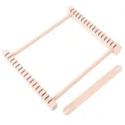 Mini Wooden Loom Knitting Machine Weaving Craft DIY Wool Knitted Handcraft Tool