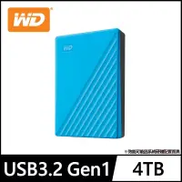 在飛比找博客來優惠-WD My Passport 4TB 2.5吋行動硬碟- 藍