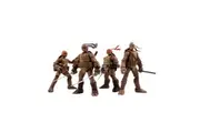 4pc Teenage Mutant Ninja Turtles Comics Zombie 5" BST AXN Figure