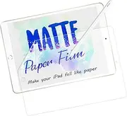 [USTIYA] Paperfeel Screen Protector Compatible with iPad Air 10.5 /iPad Pro 10.5 inch, Anti-Glare&Anti-Fingerprint Matte Screen Protector for Drawing/Writing, Compatible with Apple Pencil
