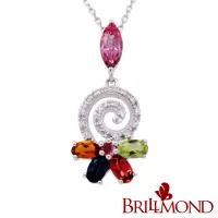 在飛比找momo購物網優惠-【BRILLMOND JEWELRY】1.5克拉天然彩色碧璽