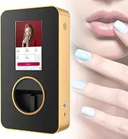 QLXYYFC Wall-Mounted Nail Painting Machine,Tabletop Mobile Nail Art Printer,Editable Print Pictures for Manicurist and Nail Lovers