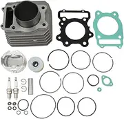 Brilluxa Cylinder Top End Kit 28PCS 12100 HC4 000 Rebuild Assembly for TRX300 FOURTRAX 300 Long Tail Replacement