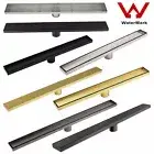 600/800/900mm Stainless Steel Tile insert Shower Grate Floor Drain 50mm Waste